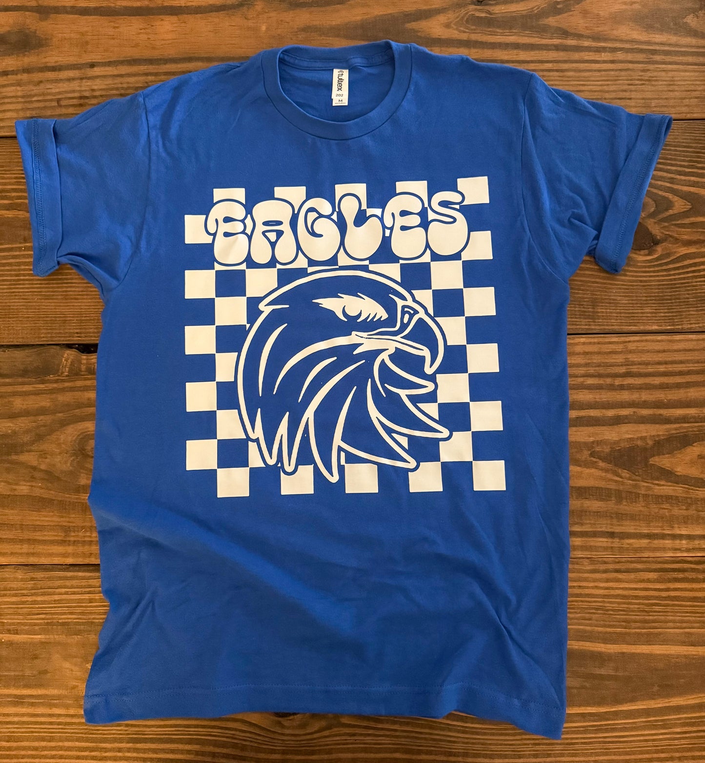 EAGLES CHECK TEE