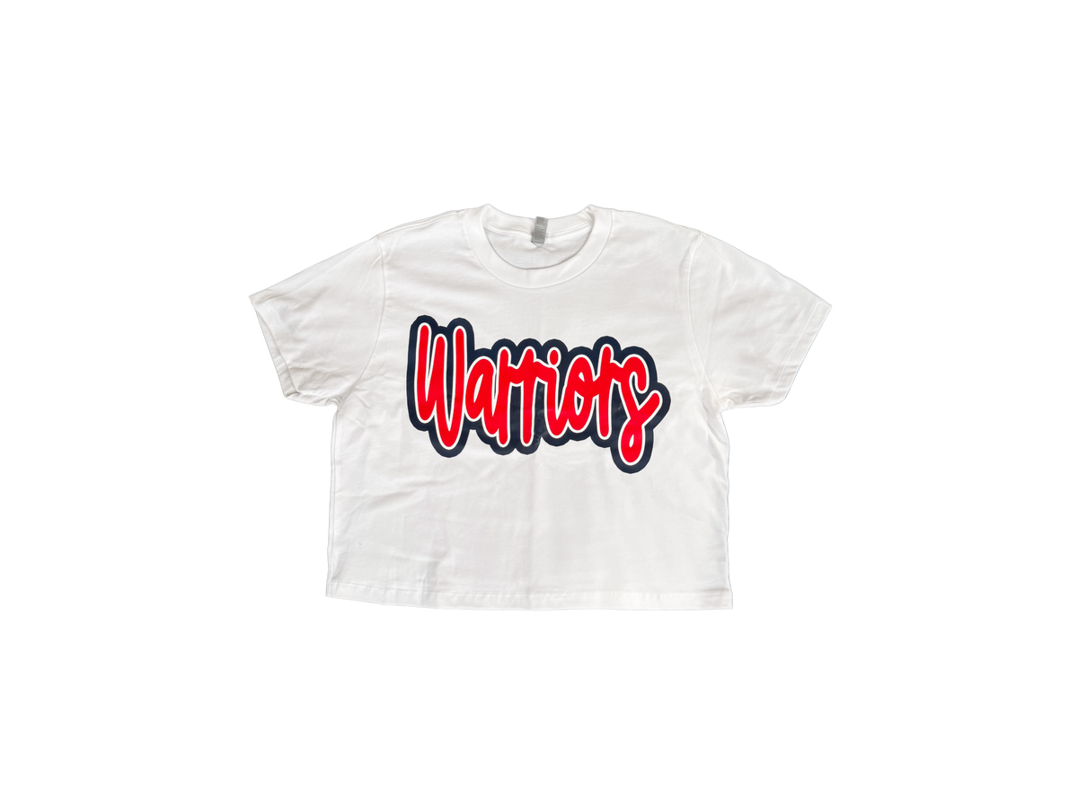 Warriors Crop Tee