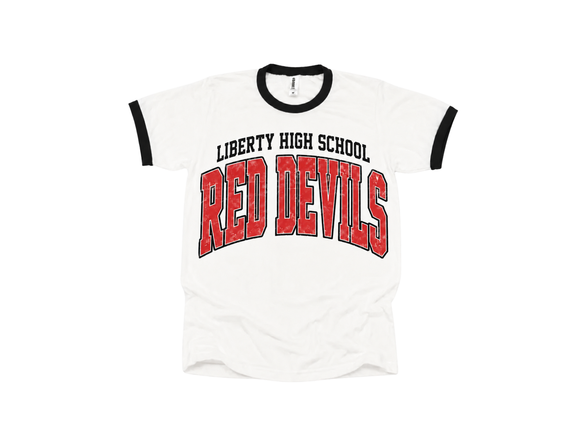 Red Devils Ringer Tee