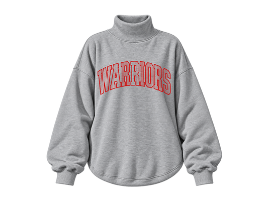 Warriors Mockneck