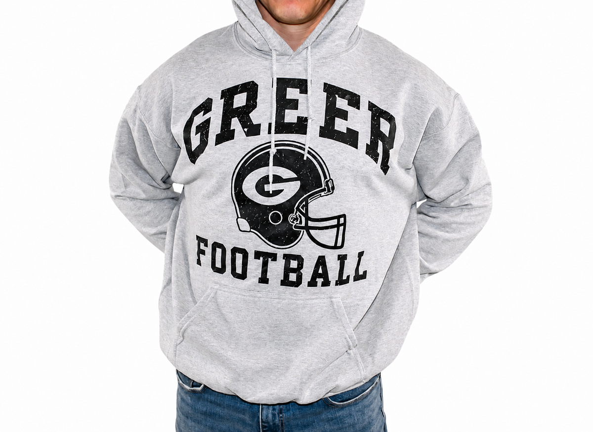 Greer Football Retro Hoodie