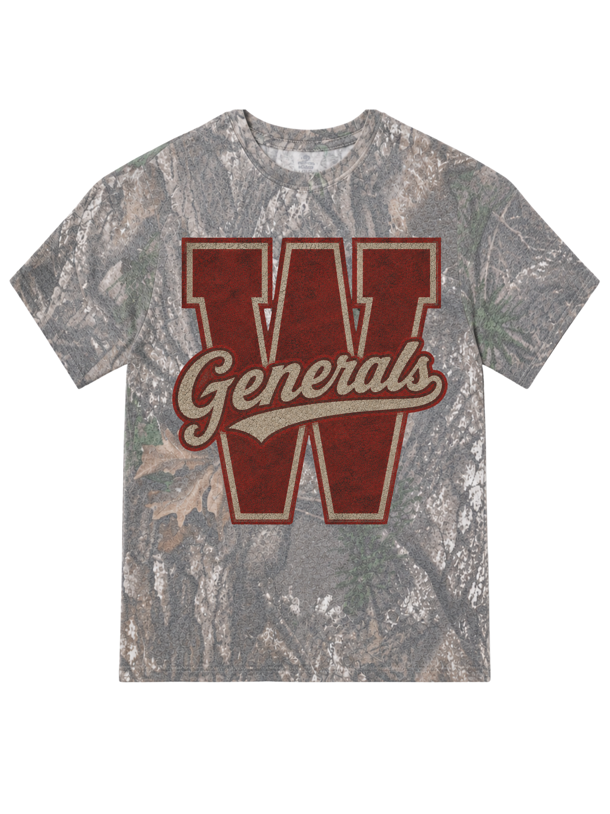 Wade Hampton W camo tee