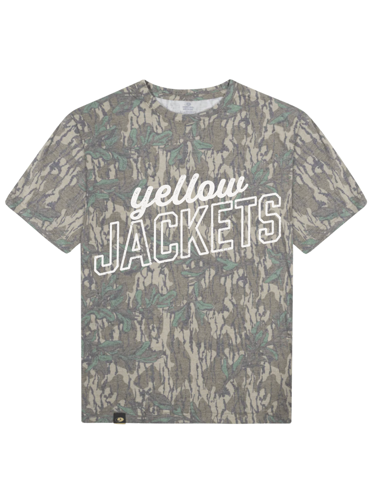 yellow JACKETS camo tee
