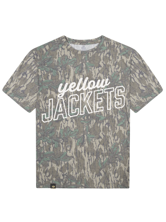 yellow JACKETS camo tee