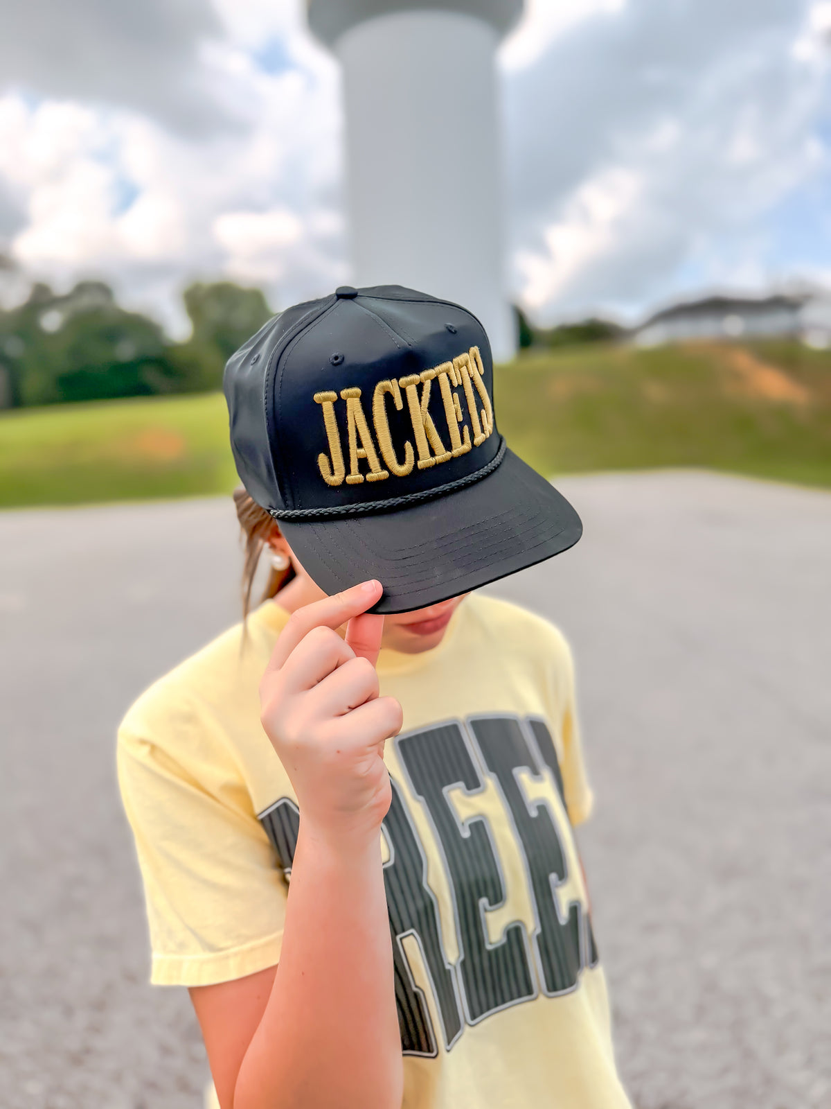 JACKETS Block Gold Hat