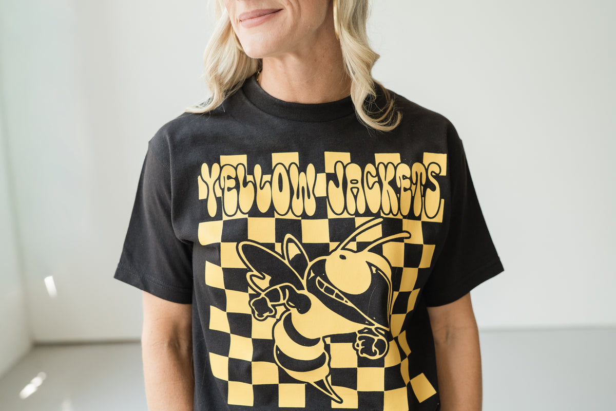 Yellow Jackets Check Tee