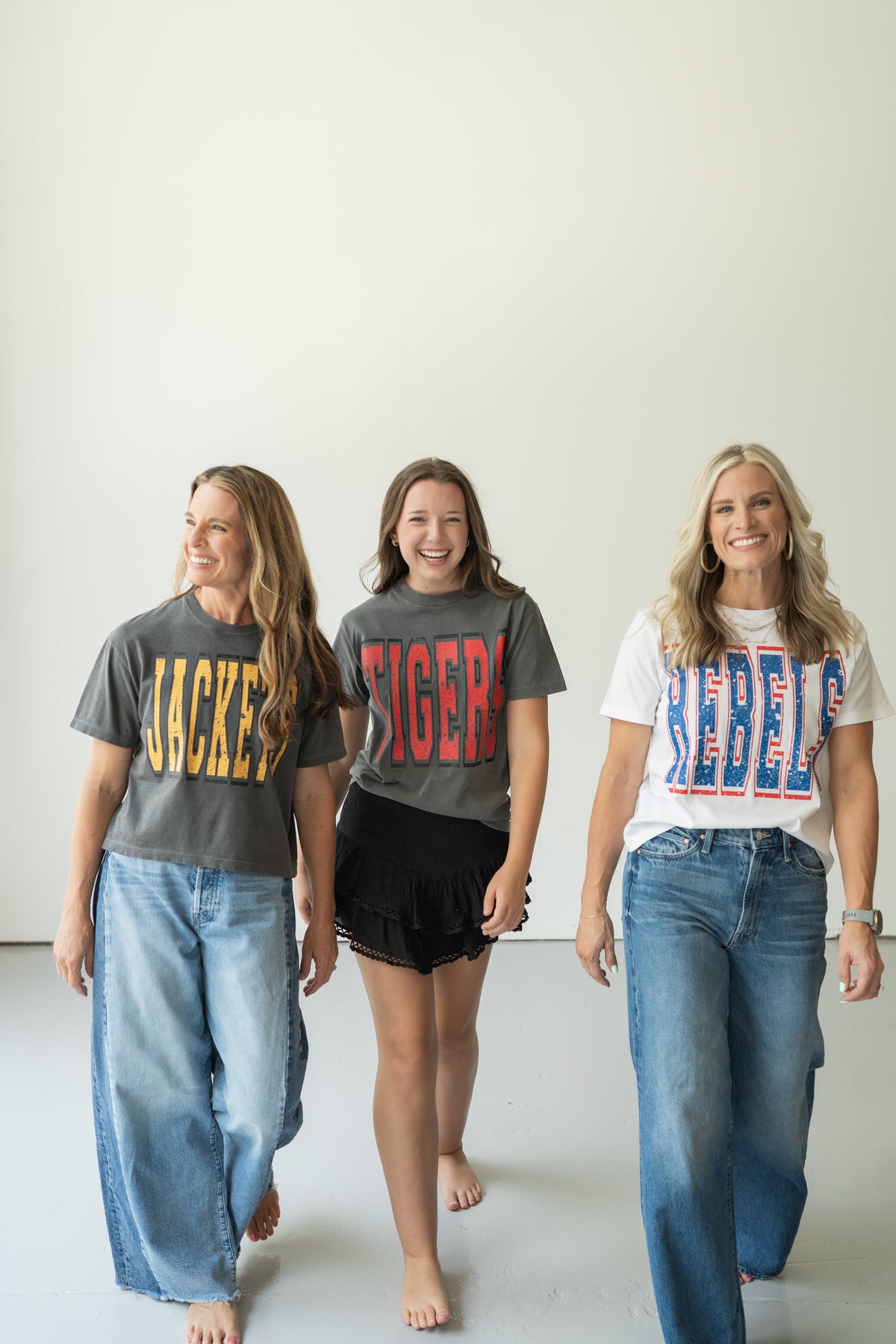 Rebels Block Crop Tee