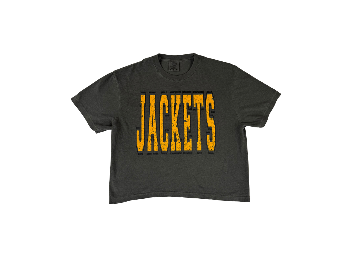 Jackets Block Letter Crop