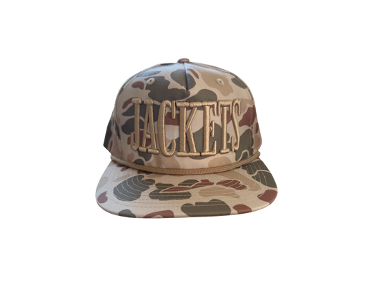 JACKETS camo hat
