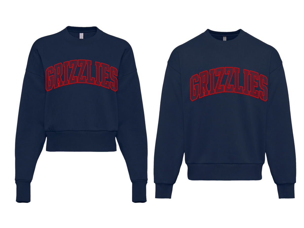 Grizzlies Pinstripe Sweatshirt