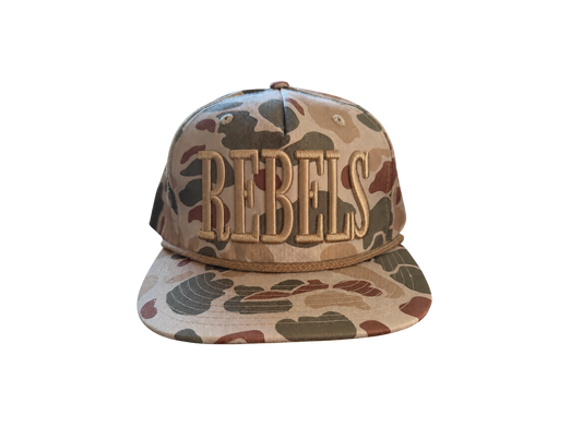REBELS camo hat