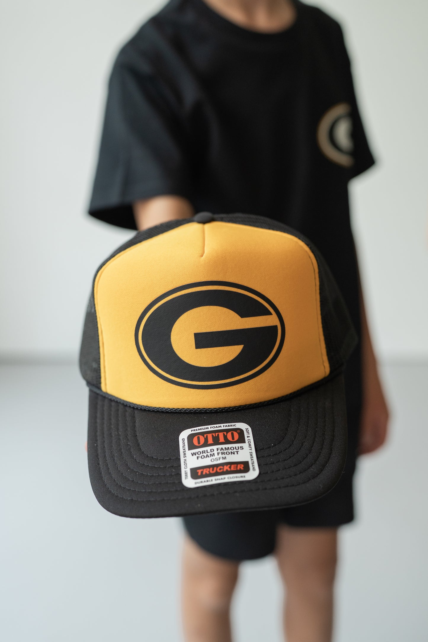 Black and Gold "G" Hat
