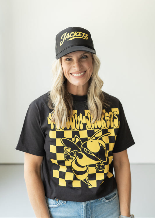 Yellow Jackets Check Tee