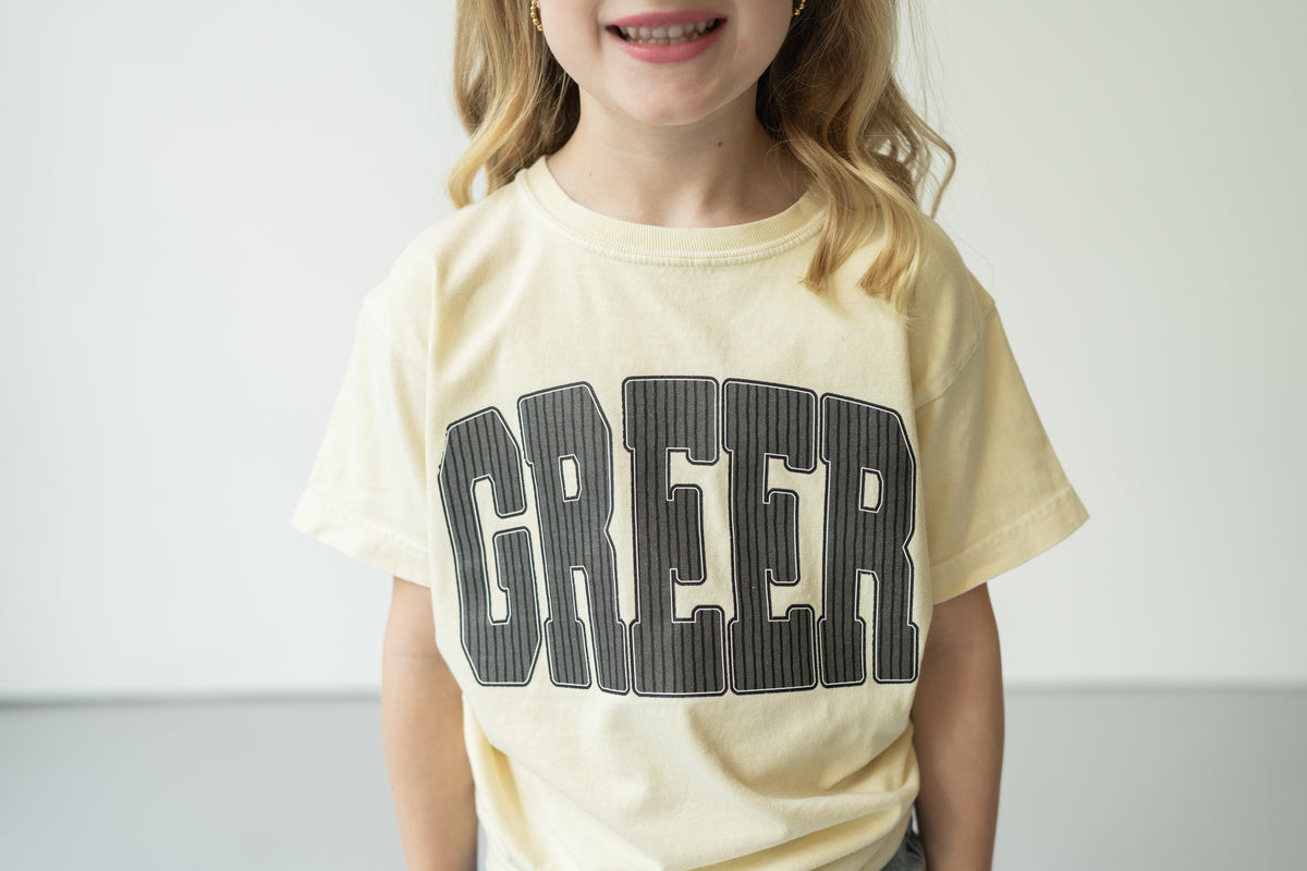 Greer Pinstrip Tee