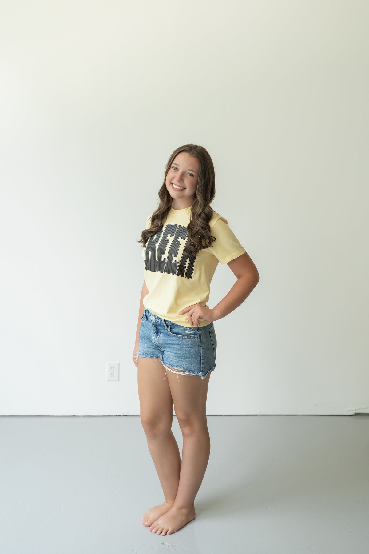Greer Pinstrip Tee
