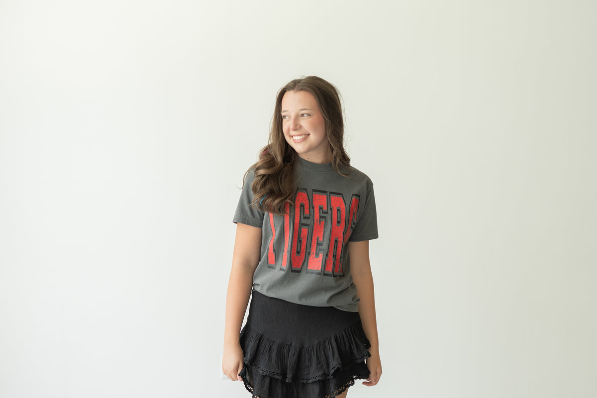 Tigers Block Tee