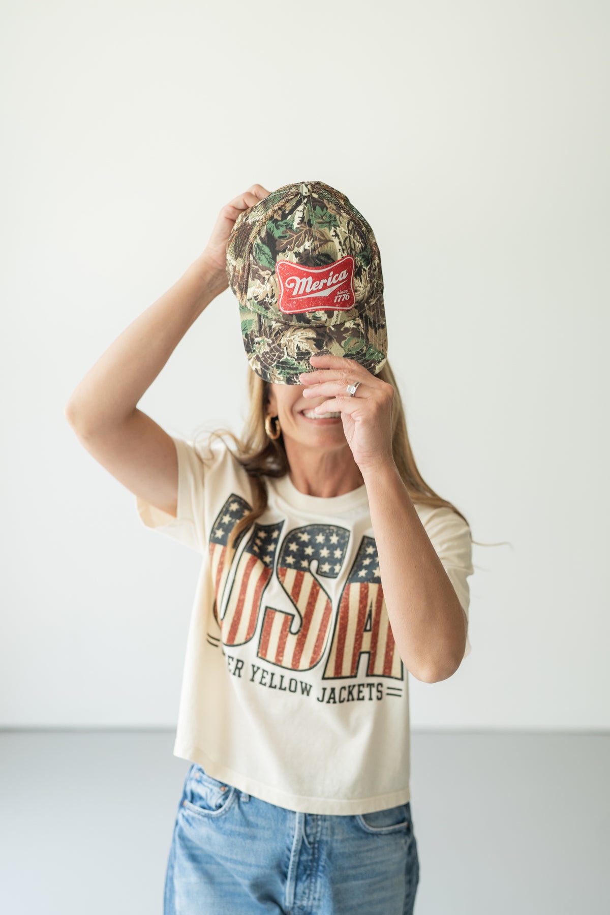 Camo 'Merica Hat