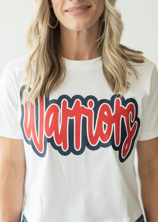 Warriors Crop Tee