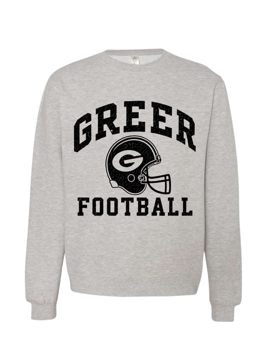 Greer Football Retro Crewneck