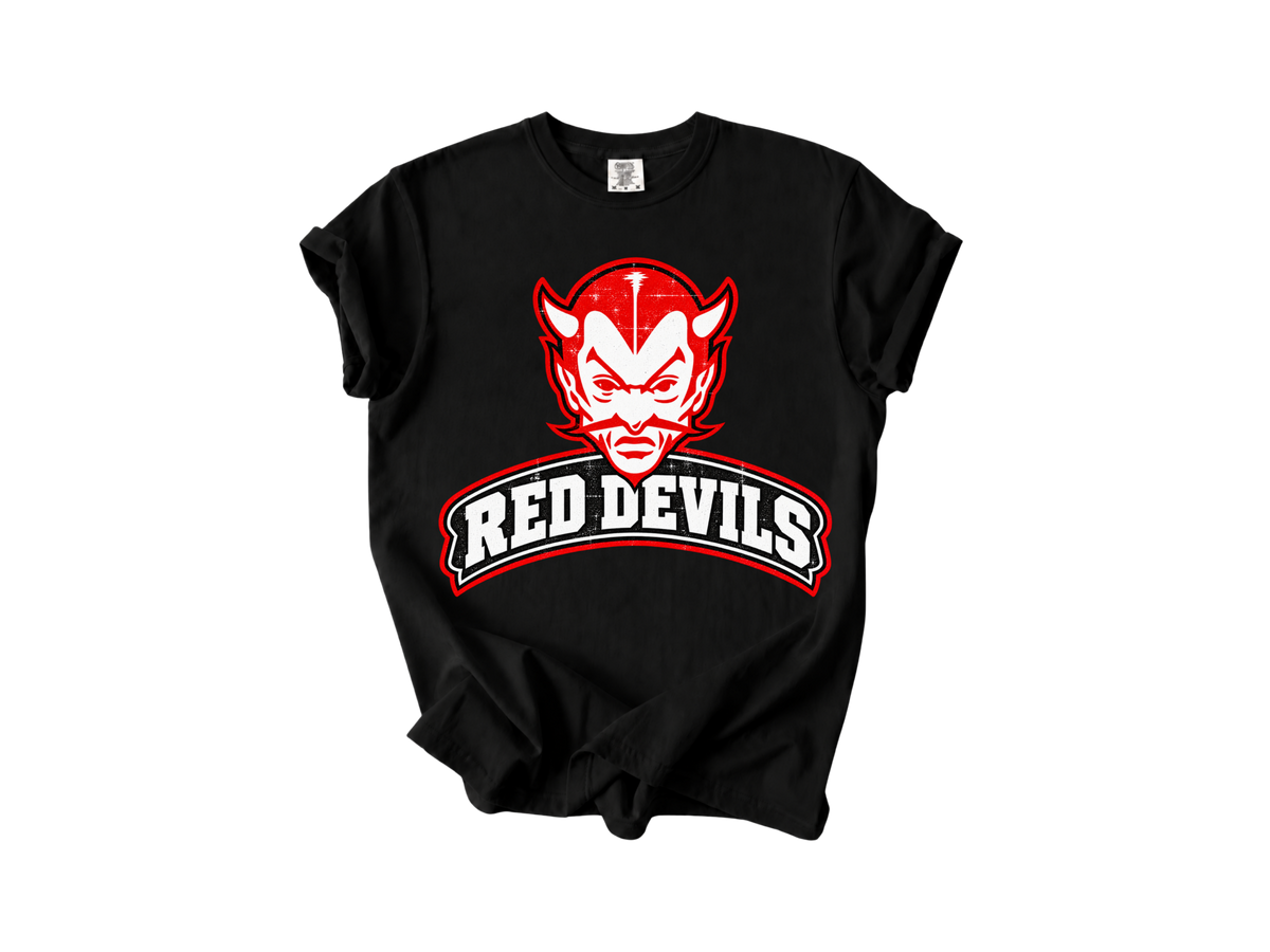 Red Devils Black Tee