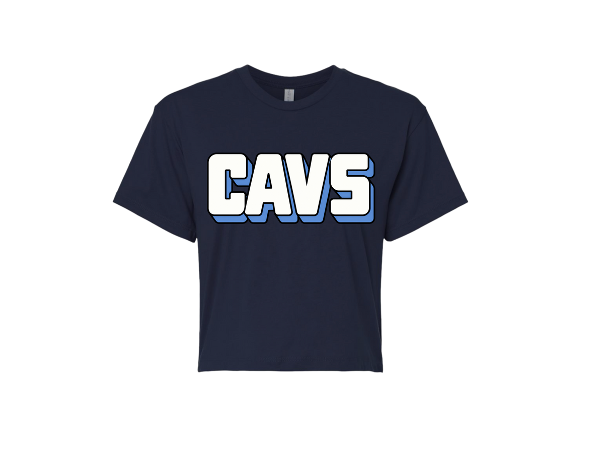 CAVS Crop Tee