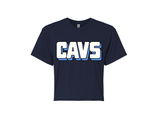 CAVS Crop Tee